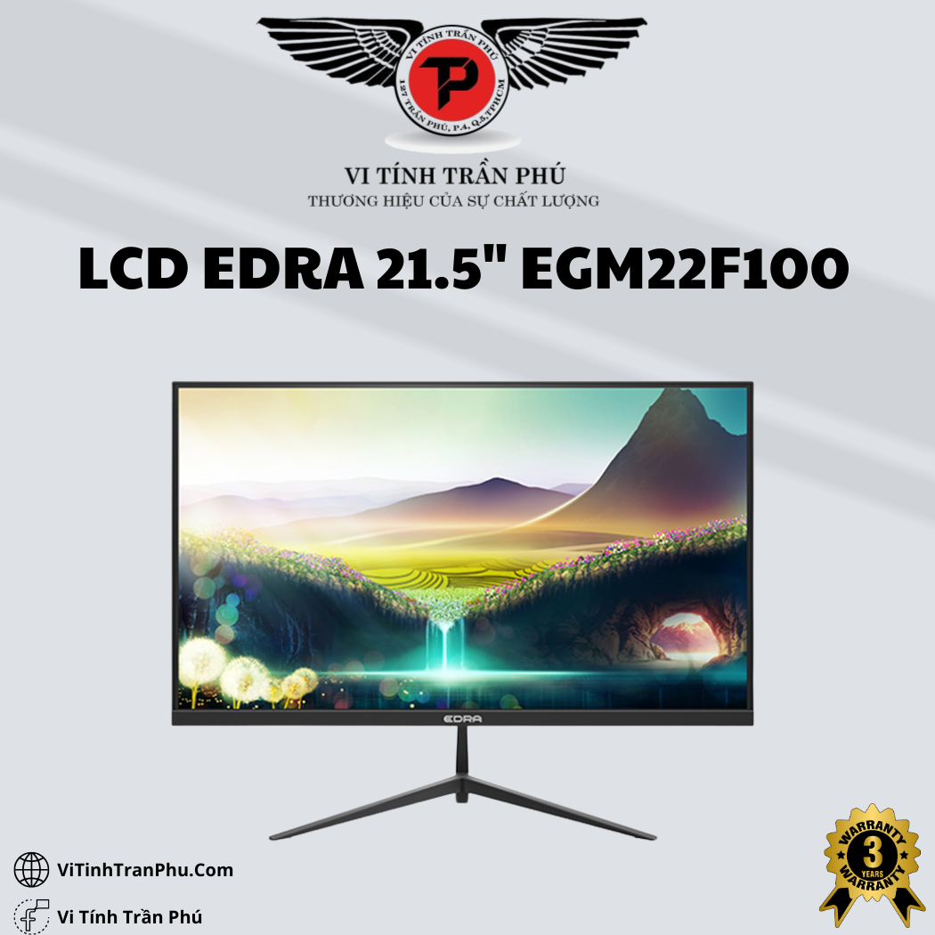 Màn Hình Gaming EDRA EGM22F100 ( 21.5 inch - IPS - FHD - 100Hz - 5ms)